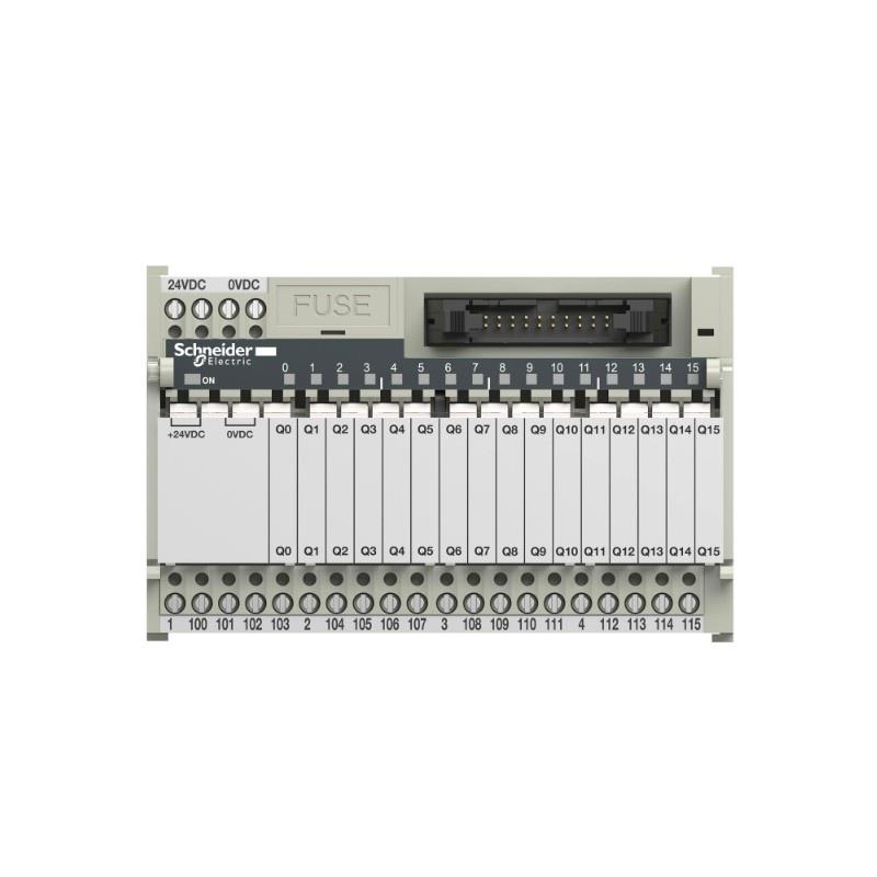 Schneider ABE7R16T111 Sub-Base With Plug-In Electromechanical Relay