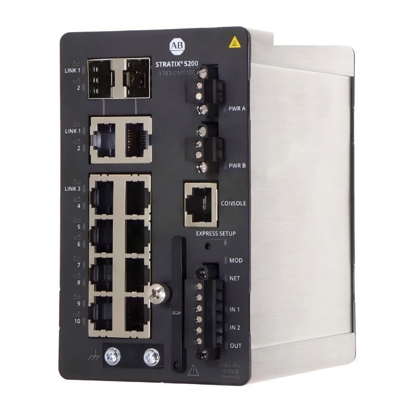 Allen Bradley 1783-CMS10P Stratix 5200 Ethernet Managed Switch