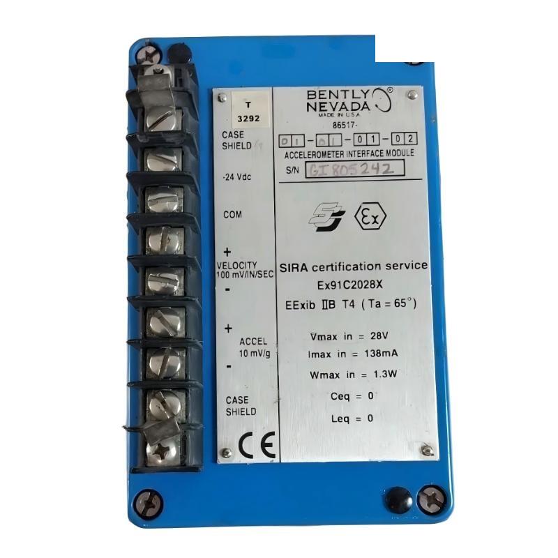 Bently Nevada 86517-01-01-01-02 Accelerometer Interface Module