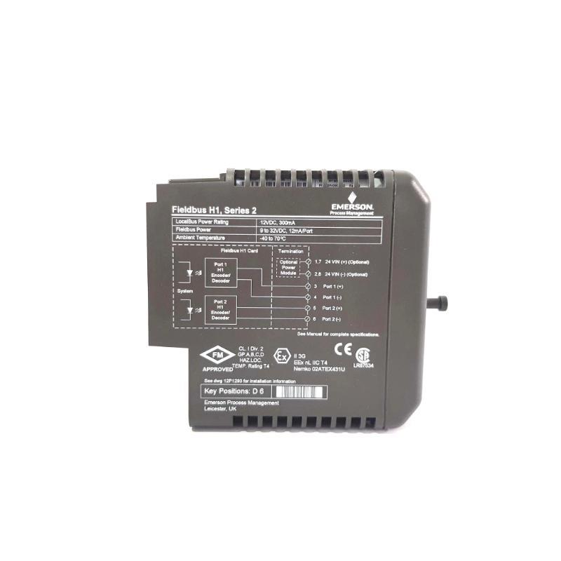 Emerson KJ3242X1-BA1 Fieldbus H1 Card